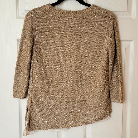 RE & CO xs Gold Sweater - Picture 3 of 7